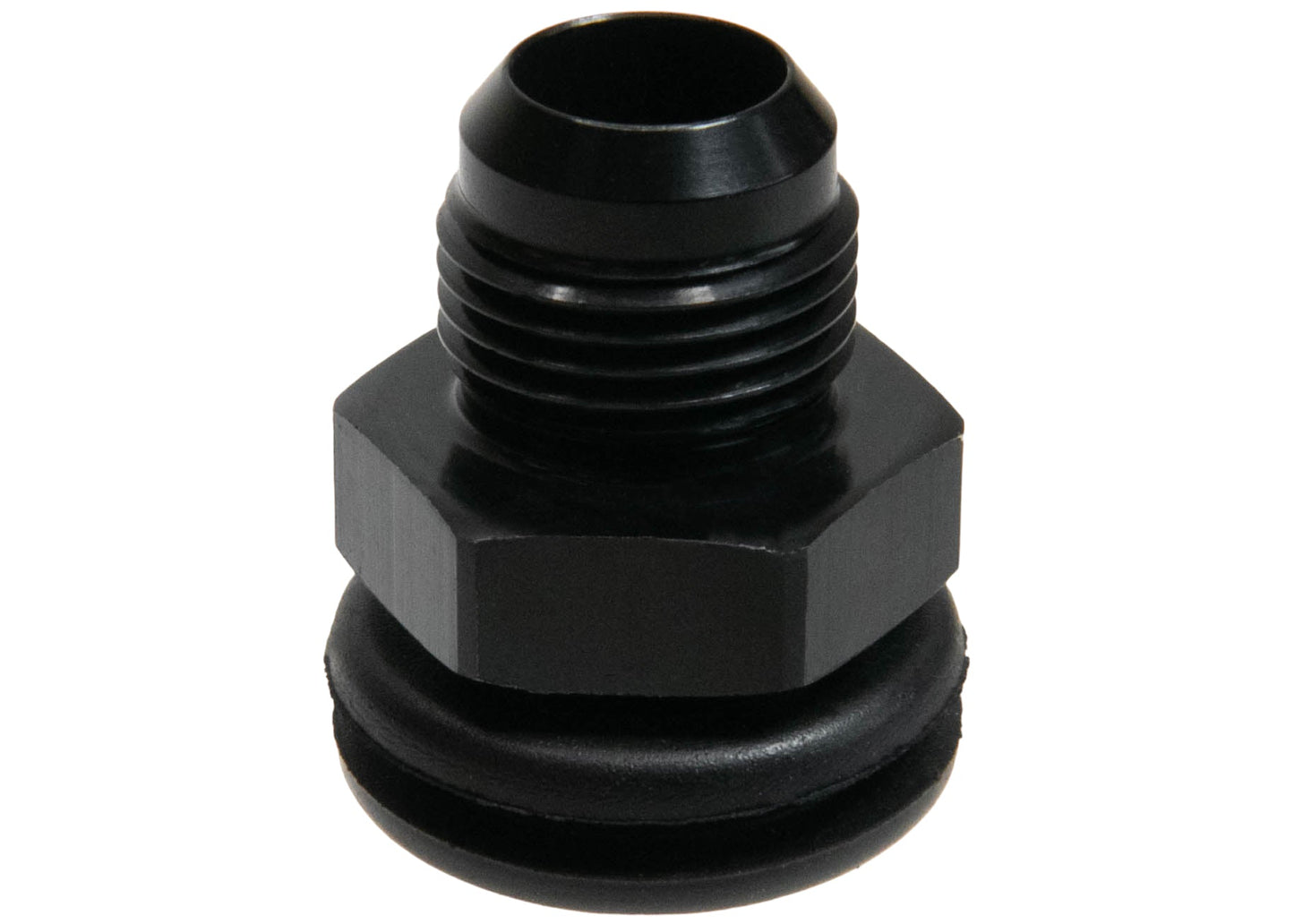 8 AN Push in Fitting for Factory GM LS Valve cover grommet - Motion Raceworks