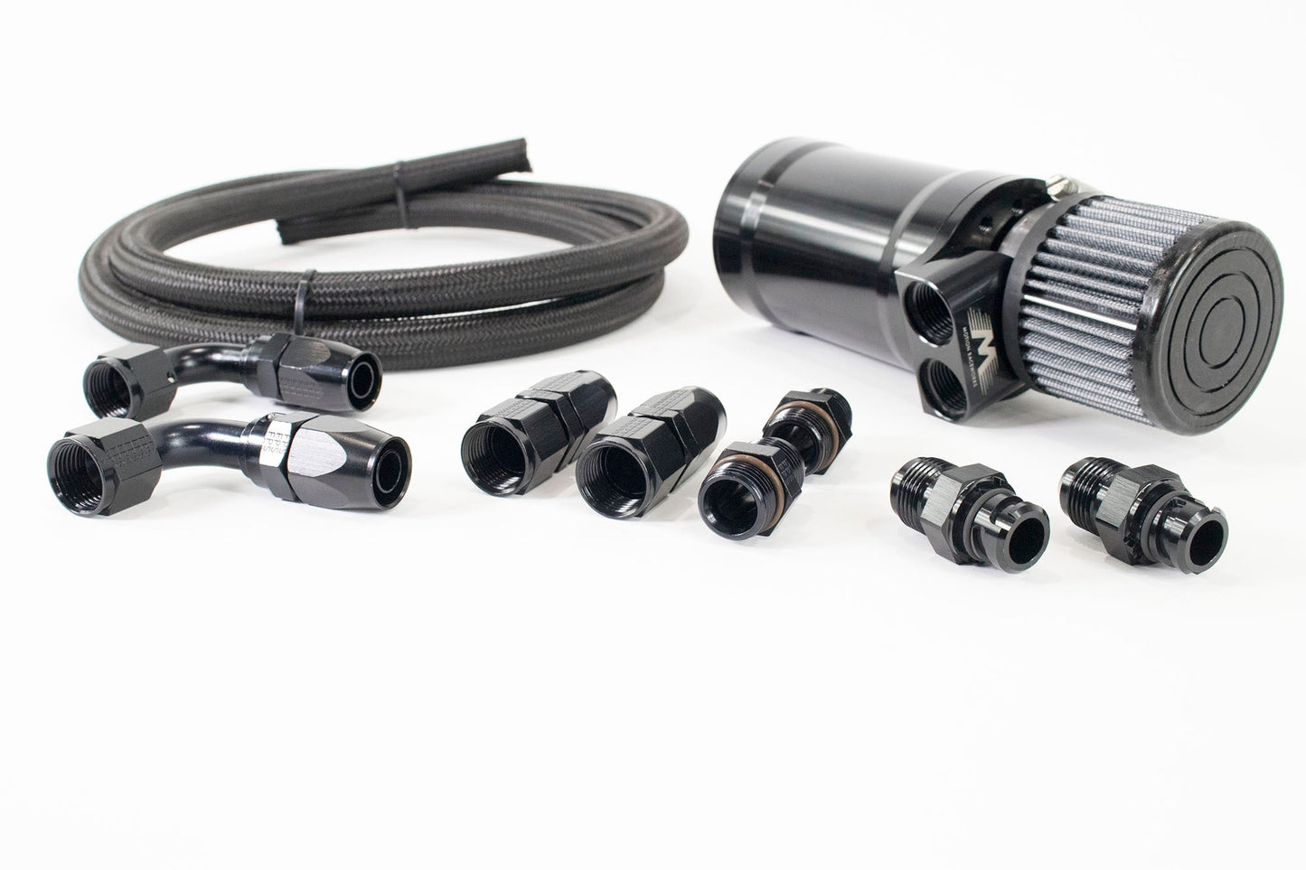 Motion Raceworks Top Loader Billet Catch Can Coyote KIT 32-100CK-Motion Raceworks-Motion Raceworks